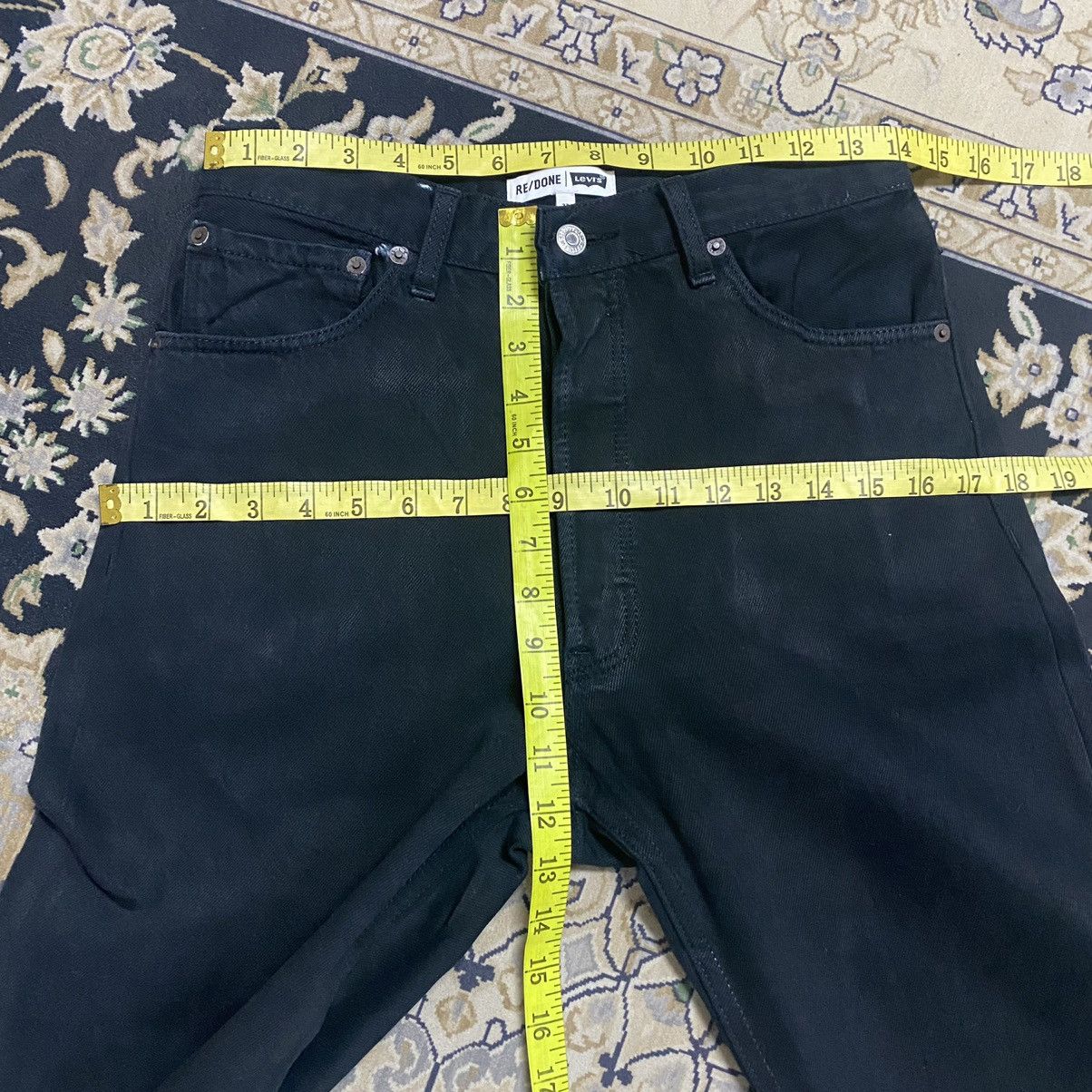 RE/DONE Re/Done Denim Flare Jeans Reconstructed Size 27" / US 4 / IT 40 - 22 Thumbnail