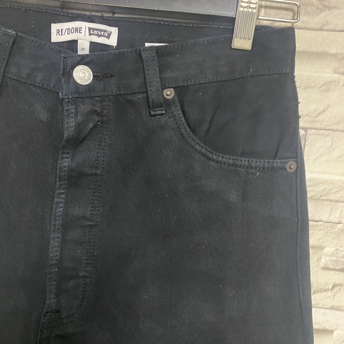 RE/DONE Re/Done Denim Flare Jeans Reconstructed Size 27" / US 4 / IT 40 - 8 Thumbnail