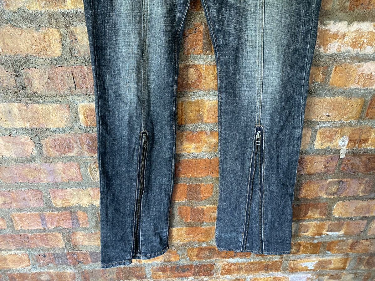 5351 POUR LES HOMMES 90s Morgan Home Center Zipper Flare pants Size US 31 - 4 Thumbnail