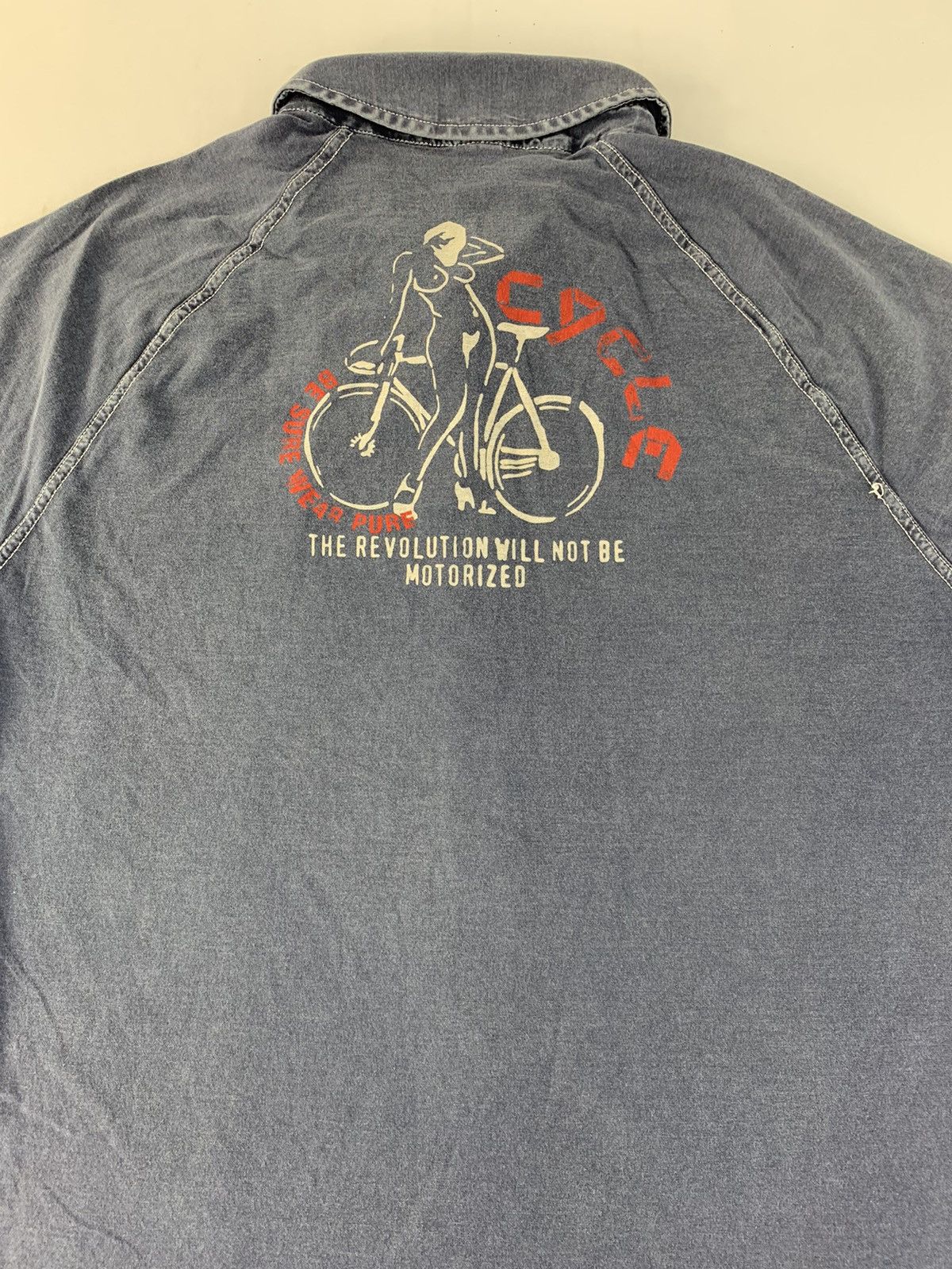 Vintage 90s Cycle Wearpure Revolution Motorized Polo Tee T Shirt Size M / US 6-8 / IT 42-44 - 4 Thumbnail