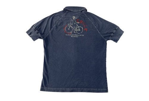 Vintage 90s Cycle Wearpure Revolution Motorized Polo Tee T Shirt Size M / US 6-8 / IT 42-44 - 1 Thumbnail