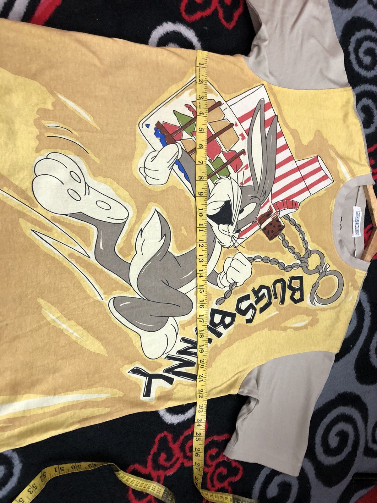 Cartoon Network Vintage Bugs Bunny Full Print Cartoon T-Shirt Size US L / EU 52-54 / 3 - 9 Thumbnail