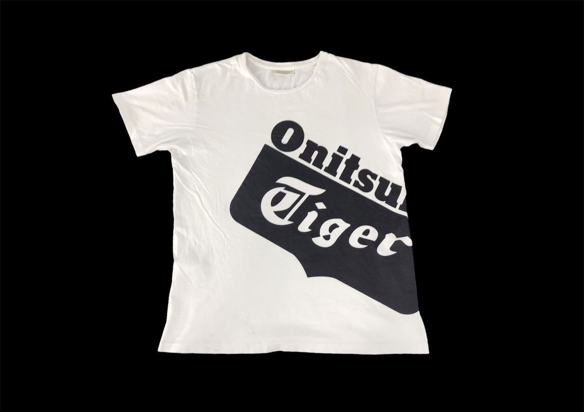 Onitsuka Tiger × Vintage Vtg Onitsuka Tiger Spell Out Japanese Brand Clothing Tee Size US M / EU 48-50 / 2 - 1 Thumbnail