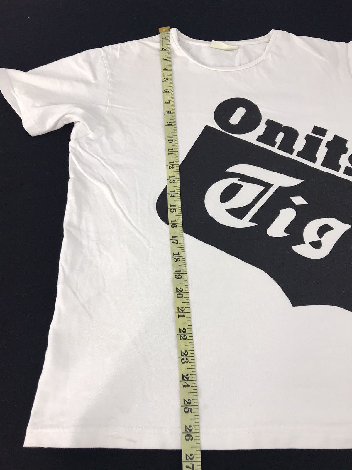 Onitsuka Tiger × Vintage Vtg Onitsuka Tiger Spell Out Japanese Brand Clothing Tee Size US M / EU 48-50 / 2 - 9 Thumbnail
