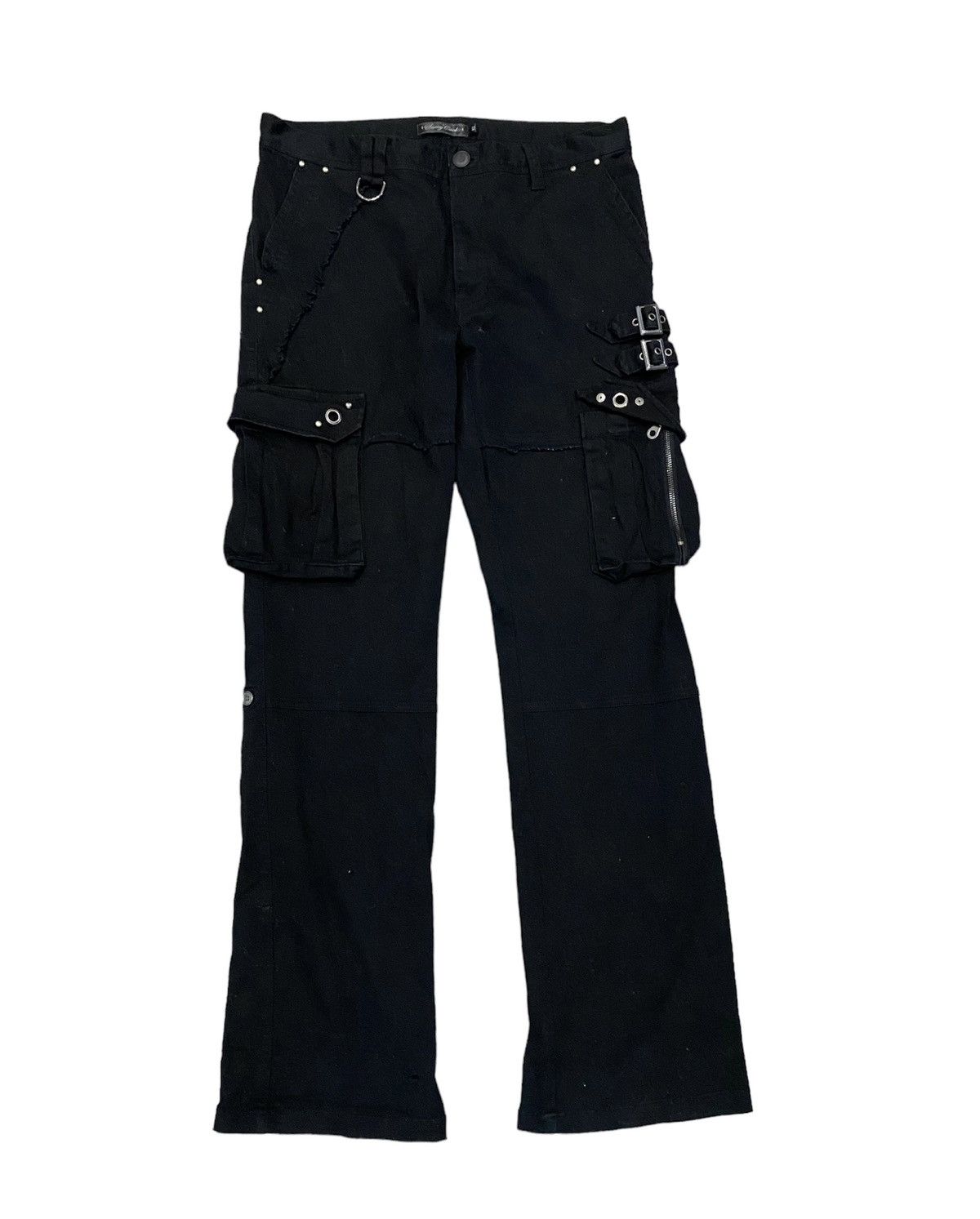 Japanese Brand Vtg Laucy Cool Japan Bondage parachute pants Size US 33 - 1 Thumbnail