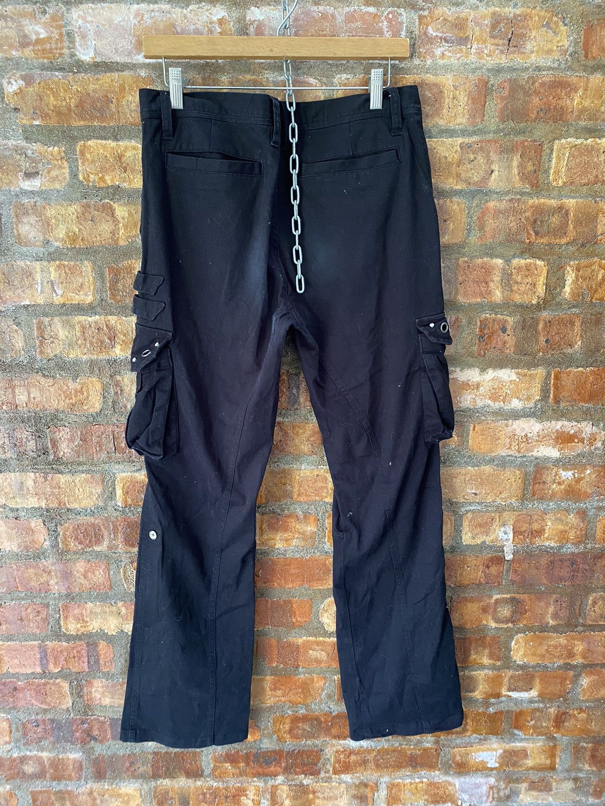 Japanese Brand Vtg Laucy Cool Japan Bondage parachute pants Size US 33 - 11 Thumbnail