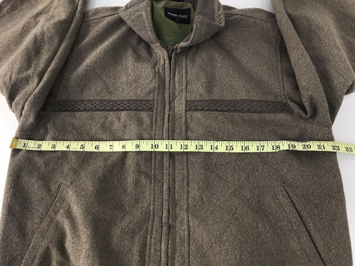 Vintage Refined Touch For Men Wool Jacket Double Pocket Design Size US L / EU 52-54 / 3 - 9 Thumbnail