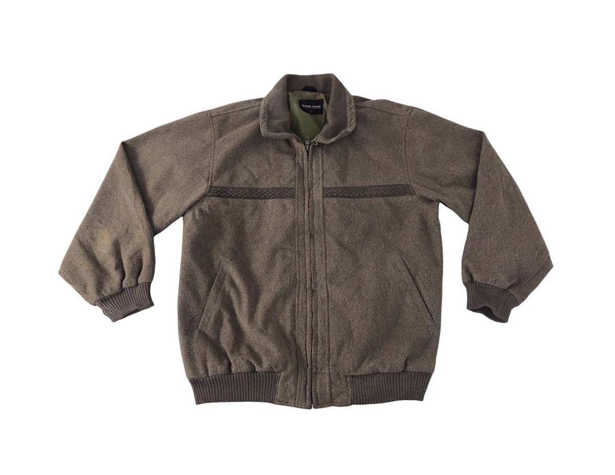 Vintage Refined Touch For Men Wool Jacket Double Pocket Design Size US L / EU 52-54 / 3 - 1 Thumbnail