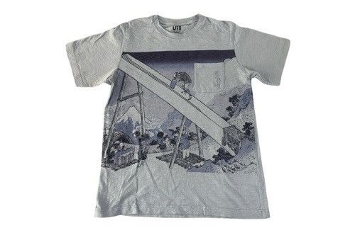 Japanese Brand Hokusai Blue Ukiyo-e Japanese Painter Traditional Art Tee Size US M / EU 48-50 / 2 - 1 Thumbnail