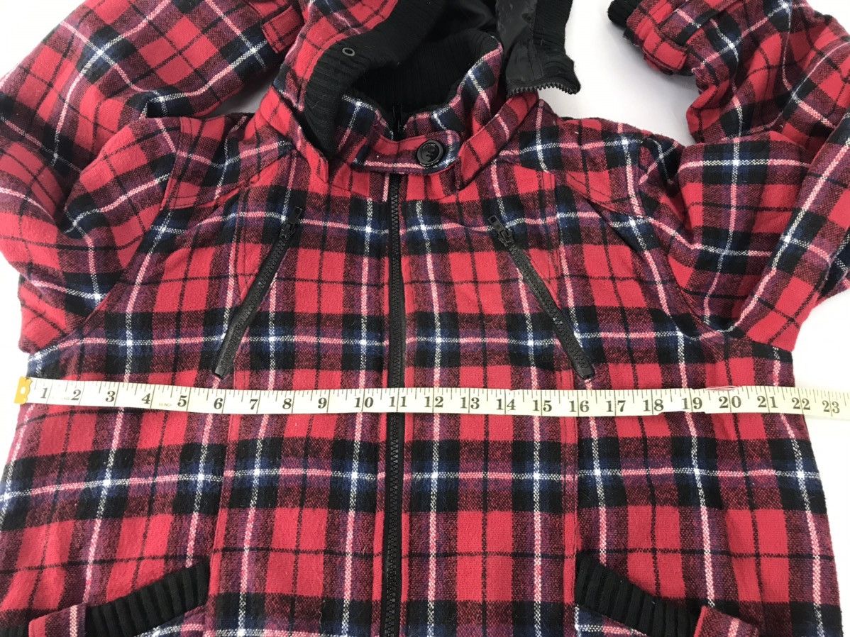 Japanese Brand × Vintage Colza Jacket Hoodies Zipper Plaid Checked Tartan Design Size US L / EU 52-54 / 3 - 9 Thumbnail