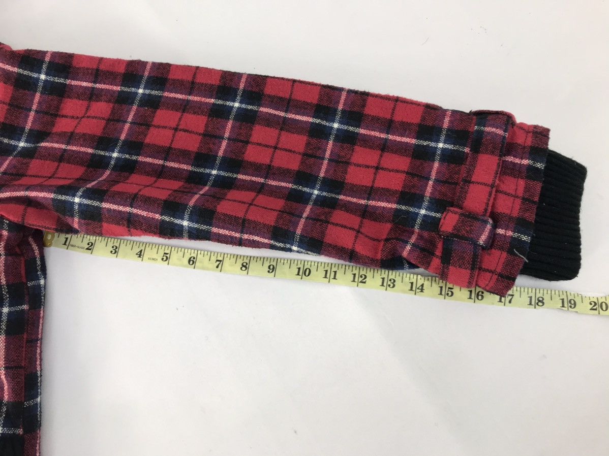 Japanese Brand × Vintage Colza Jacket Hoodies Zipper Plaid Checked Tartan Design Size US L / EU 52-54 / 3 - 11 Thumbnail