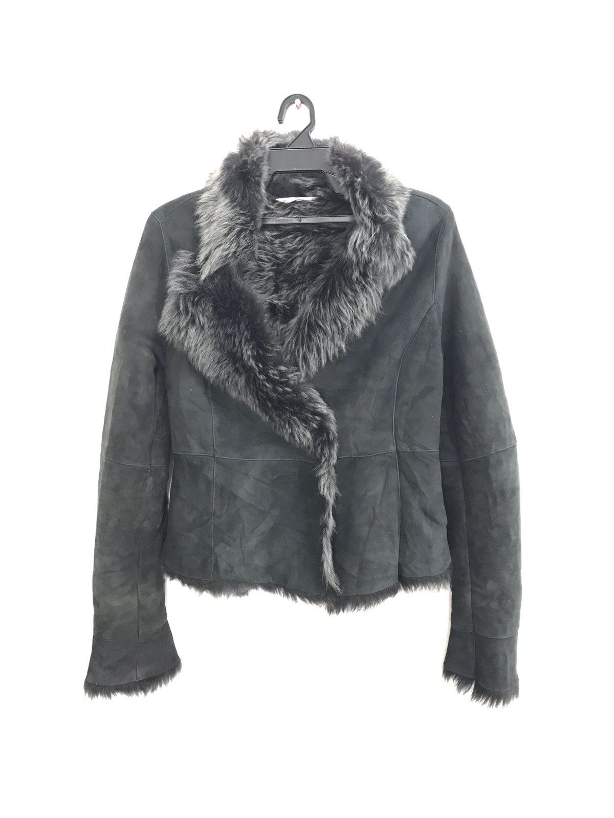 Vintage Vintage Silver Spoon Sherpa Thick Wool Coat Jacket Blazer Size S / US 4 / IT 40 - 1 Thumbnail