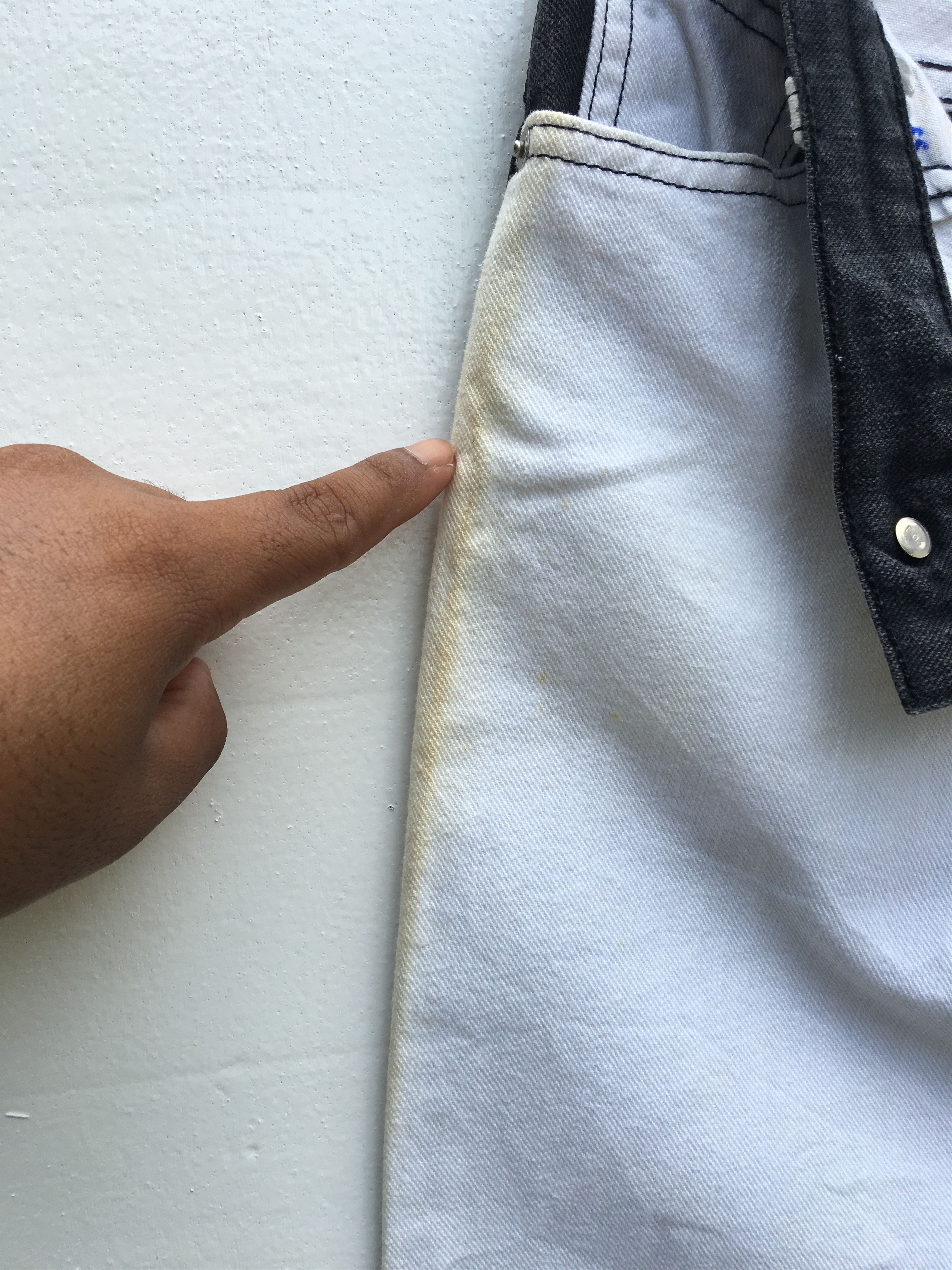 agnes b. Vintage Agnes b. Black and White Jeans/Denim Size US 27 - 14 Thumbnail