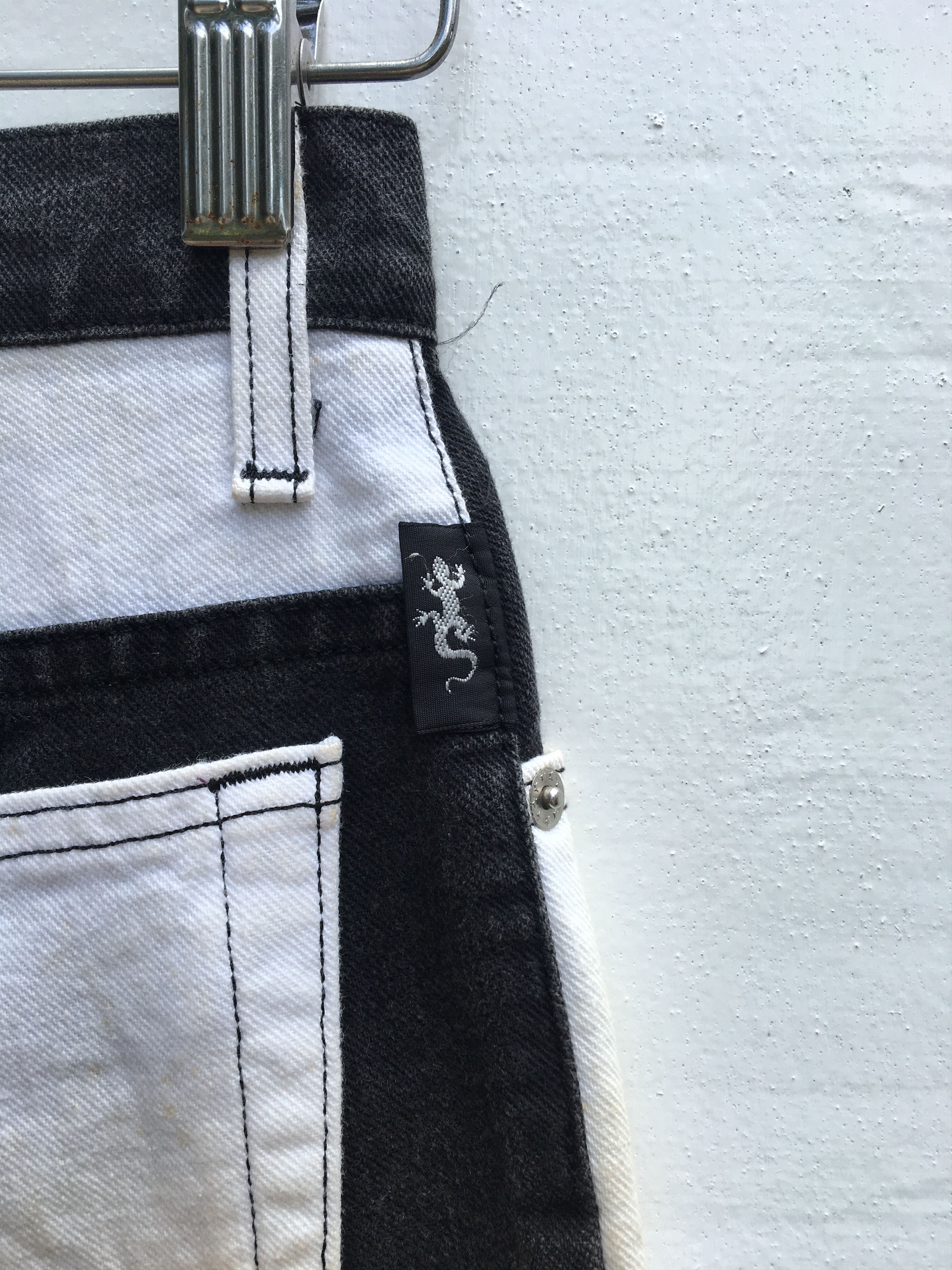 agnes b. Vintage Agnes b. Black and White Jeans/Denim Size US 27 - 21 Thumbnail