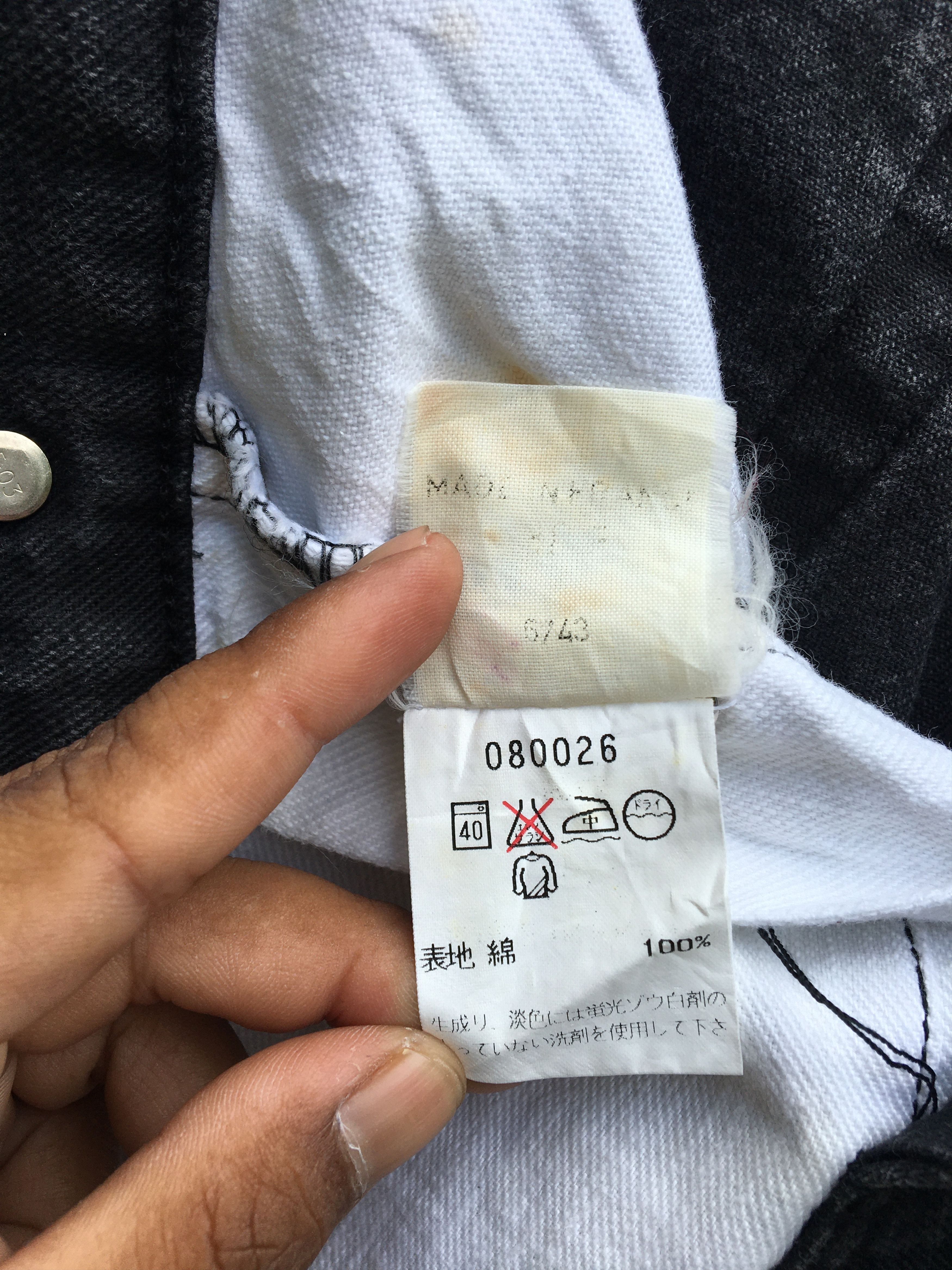 agnes b. Vintage Agnes b. Black and White Jeans/Denim Size US 27 - 13 Thumbnail