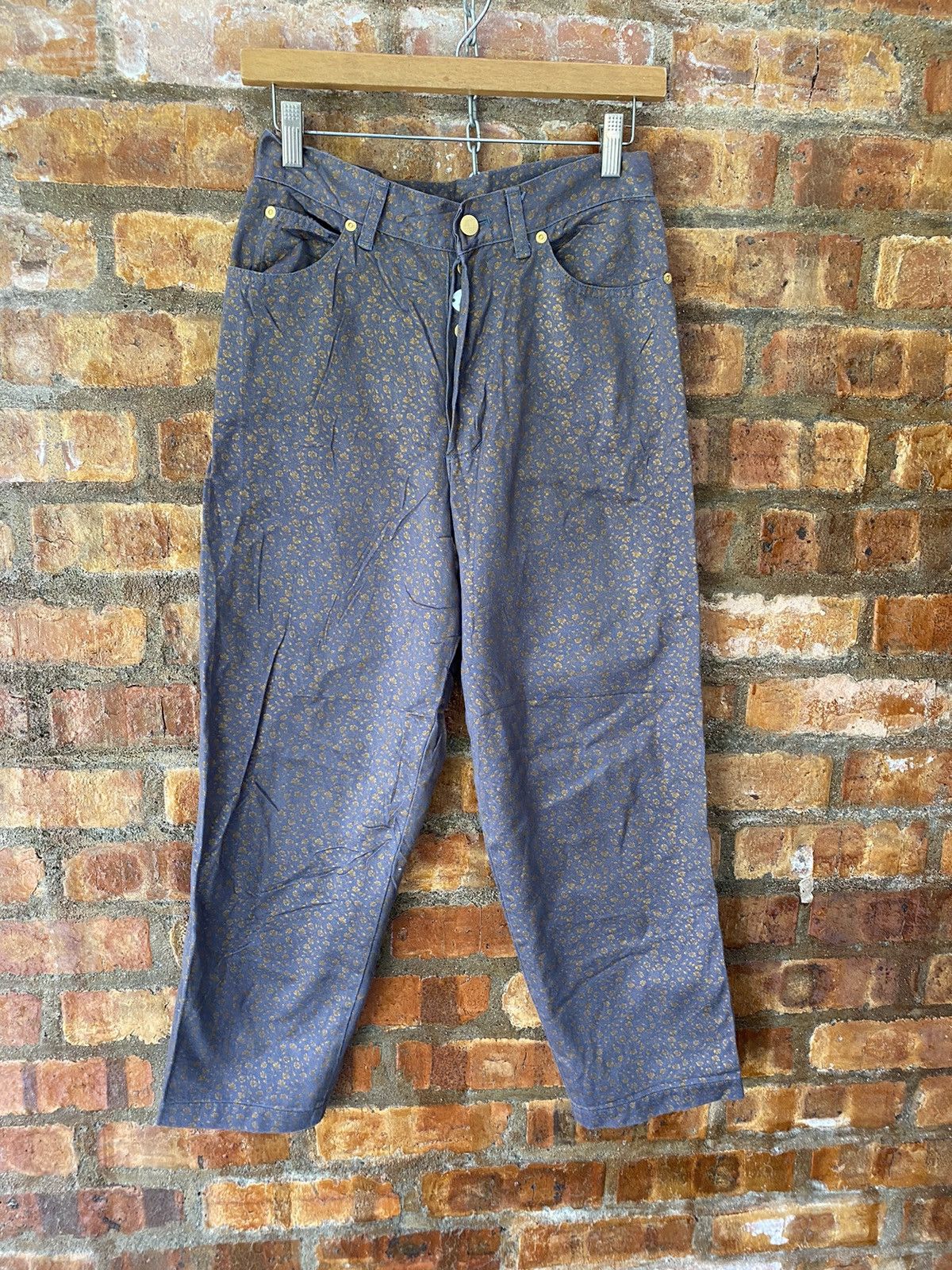 Jean Paul Gaultier SS89 Floral Pants Size 27" / US 4 / IT 40 - 3 Thumbnail
