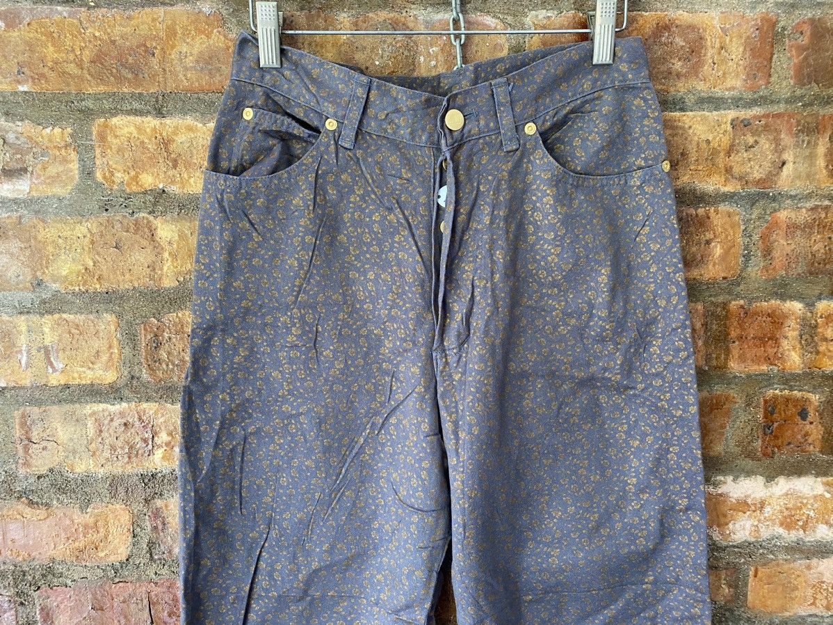 Jean Paul Gaultier SS89 Floral Pants Size 27" / US 4 / IT 40 - 4 Thumbnail
