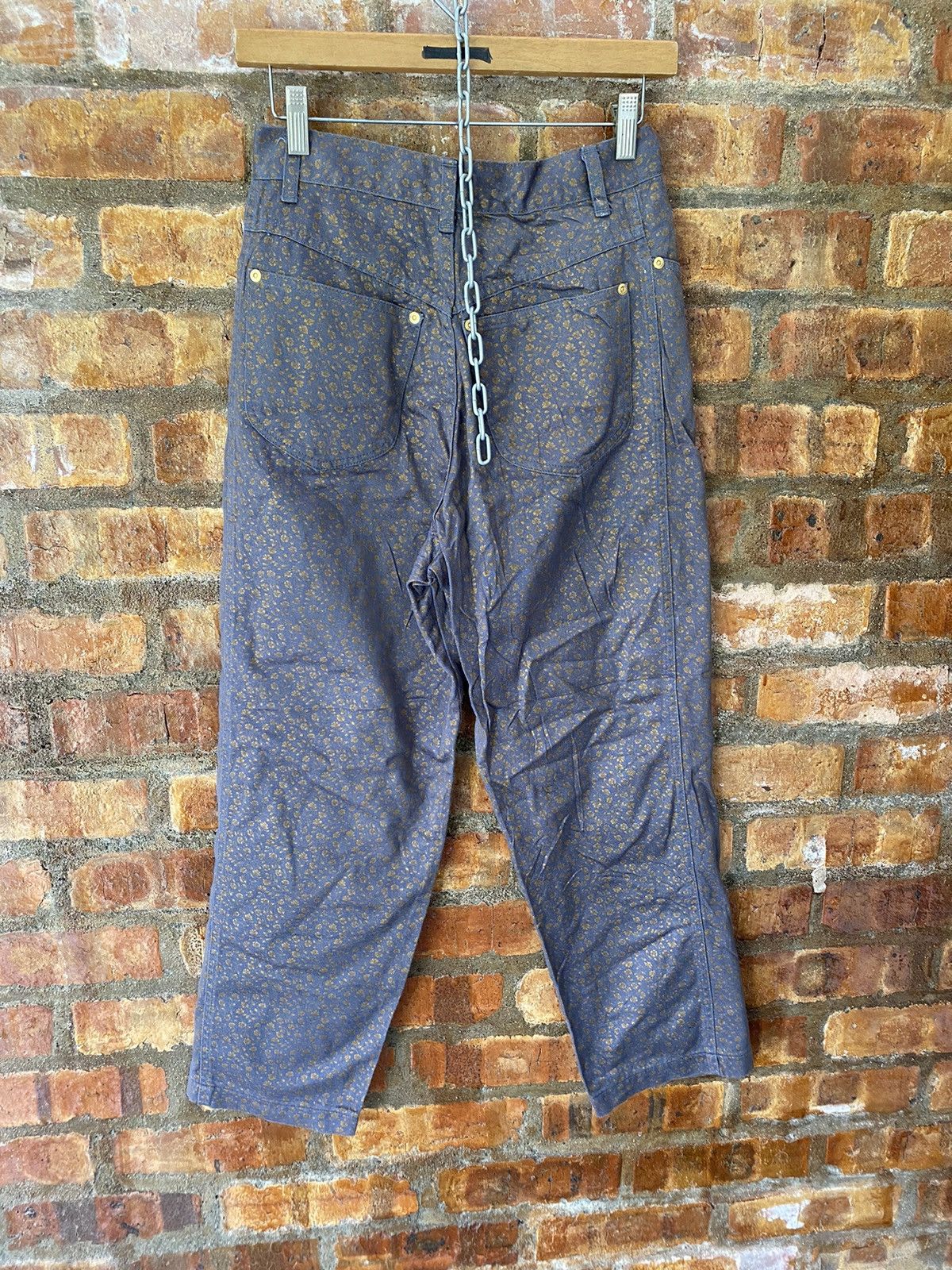 Jean Paul Gaultier SS89 Floral Pants Size 27" / US 4 / IT 40 - 10 Thumbnail