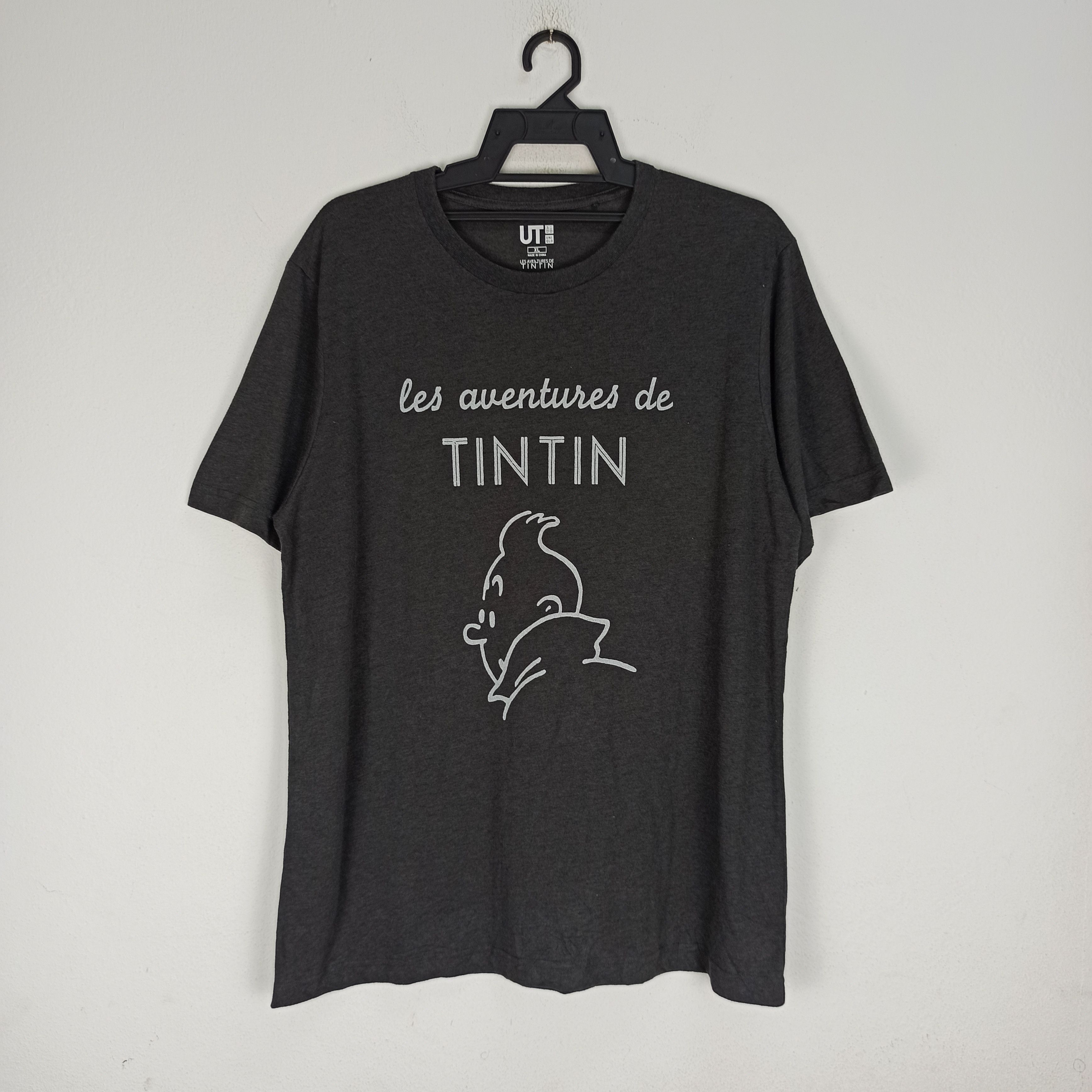Uniqlo Tintin Character Movie T-Shirt Uniqlo Size US XL / EU 56 / 4 - 1 Thumbnail