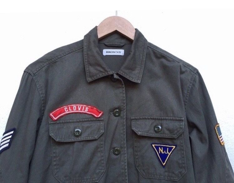 Japanese Brand 🔥Browny Military Styles Jacket Size US S / EU 44-46 / 1 - 3 Thumbnail