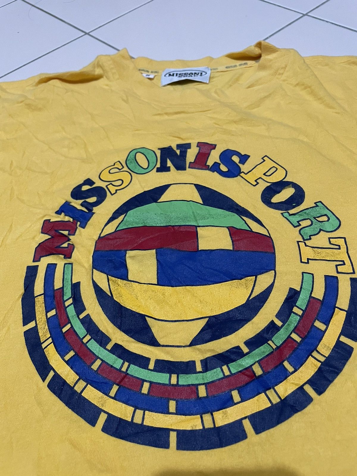 Japanese Brand × Missoni Vintage Missoni Sport Big Logo Shirt Size US M / EU 48-50 / 2 - 2 Thumbnail
