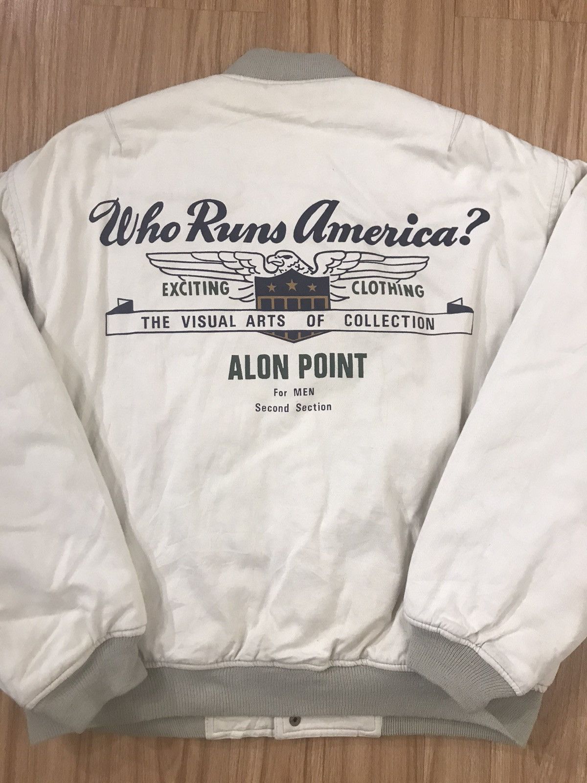 Japanese Brand Alon Point Authenticity for men varsity jacket Size US L / EU 52-54 / 3 - 6 Thumbnail
