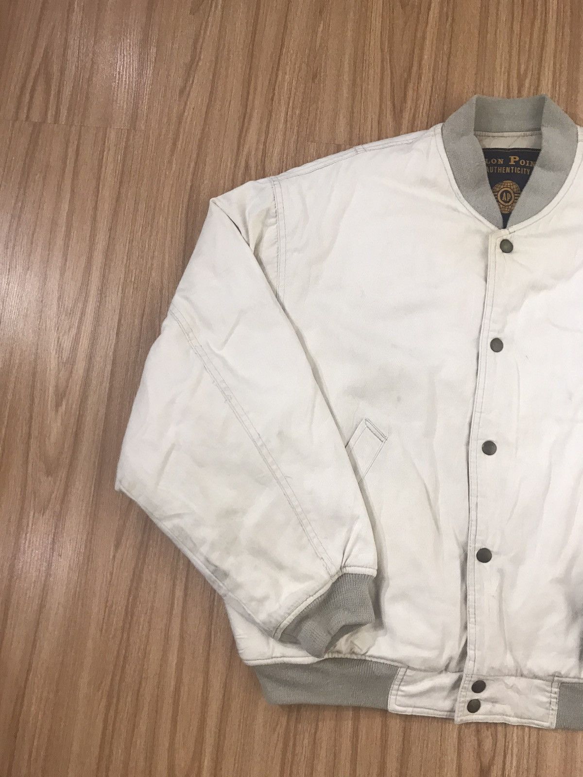 Japanese Brand Alon Point Authenticity for men varsity jacket Size US L / EU 52-54 / 3 - 4 Thumbnail