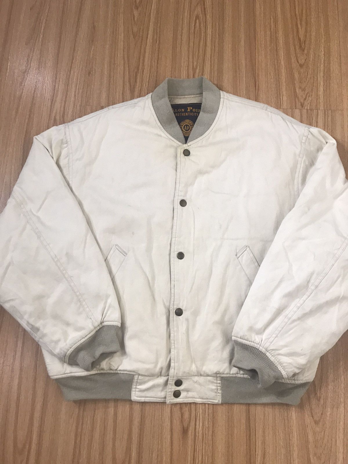 Japanese Brand Alon Point Authenticity for men varsity jacket Size US L / EU 52-54 / 3 - 5 Thumbnail