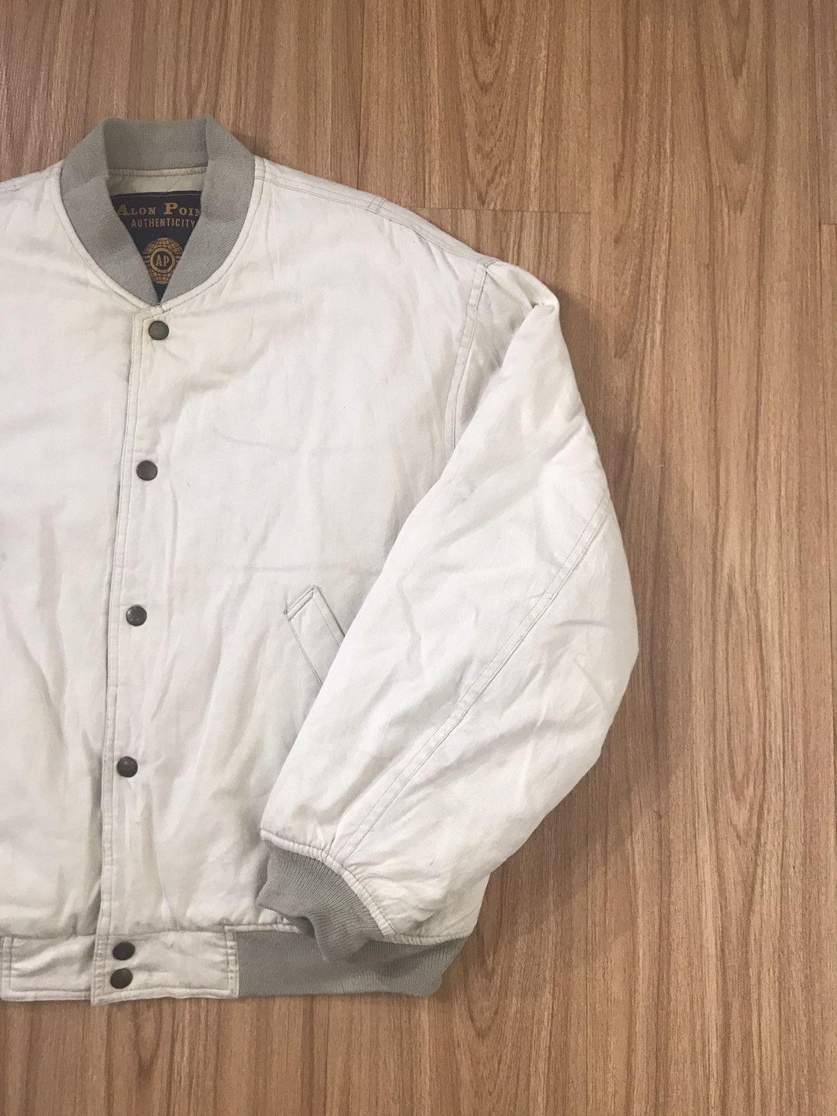 Japanese Brand Alon Point Authenticity for men varsity jacket Size US L / EU 52-54 / 3 - 3 Thumbnail
