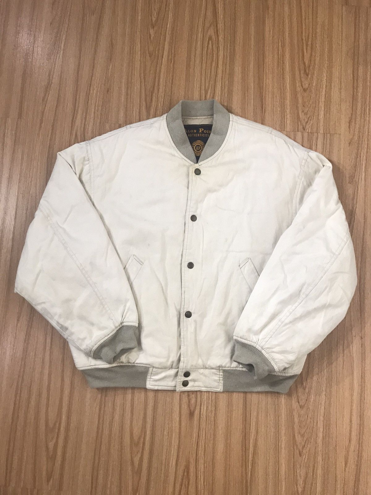 Japanese Brand Alon Point Authenticity for men varsity jacket Size US L / EU 52-54 / 3 - 2 Thumbnail