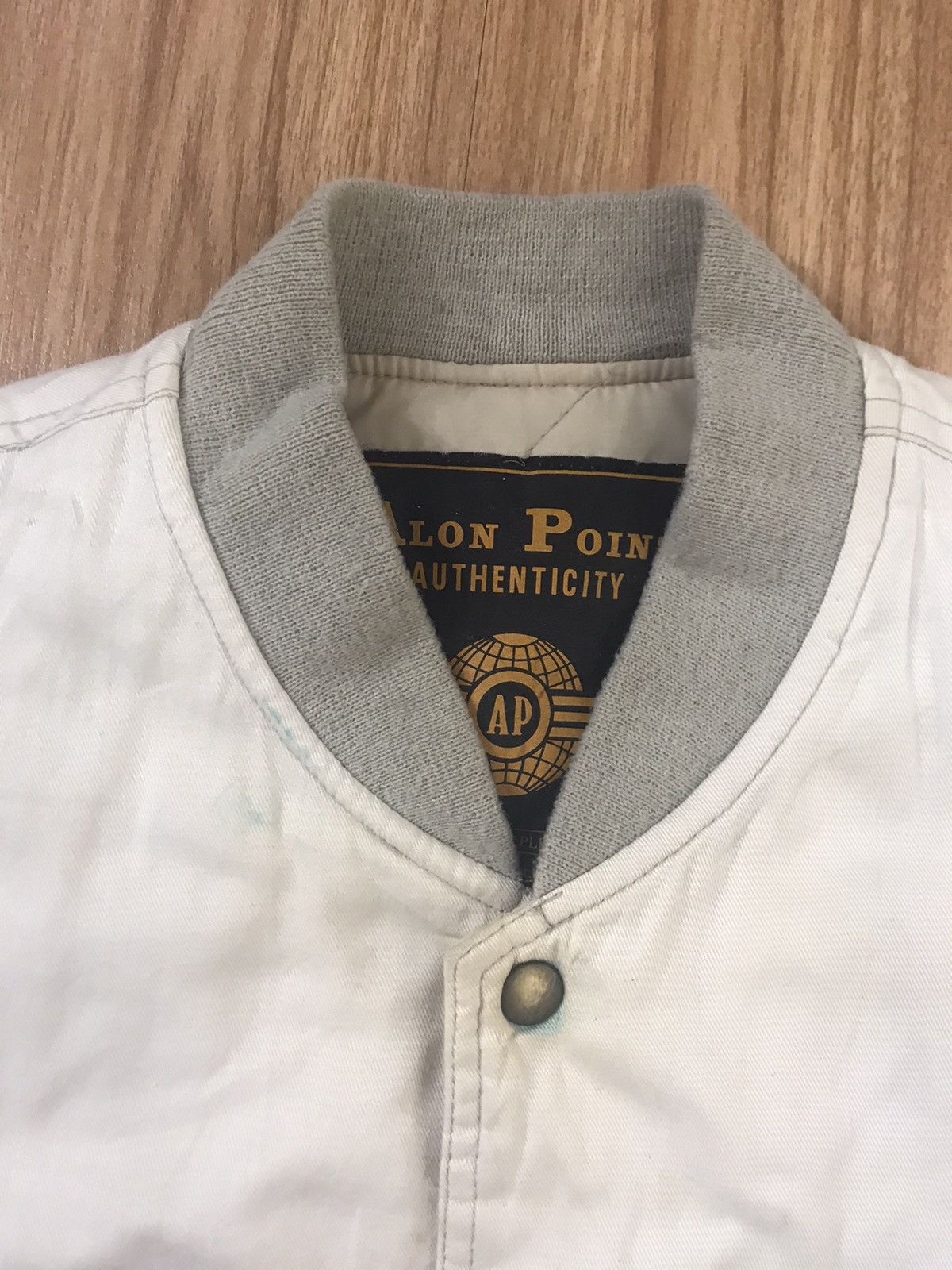 Japanese Brand Alon Point Authenticity for men varsity jacket Size US L / EU 52-54 / 3 - 7 Thumbnail