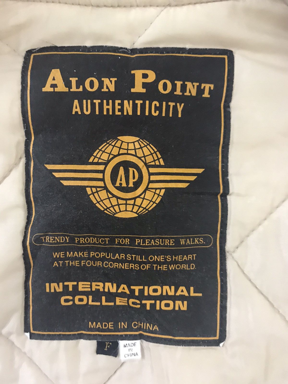Japanese Brand Alon Point Authenticity for men varsity jacket Size US L / EU 52-54 / 3 - 8 Thumbnail