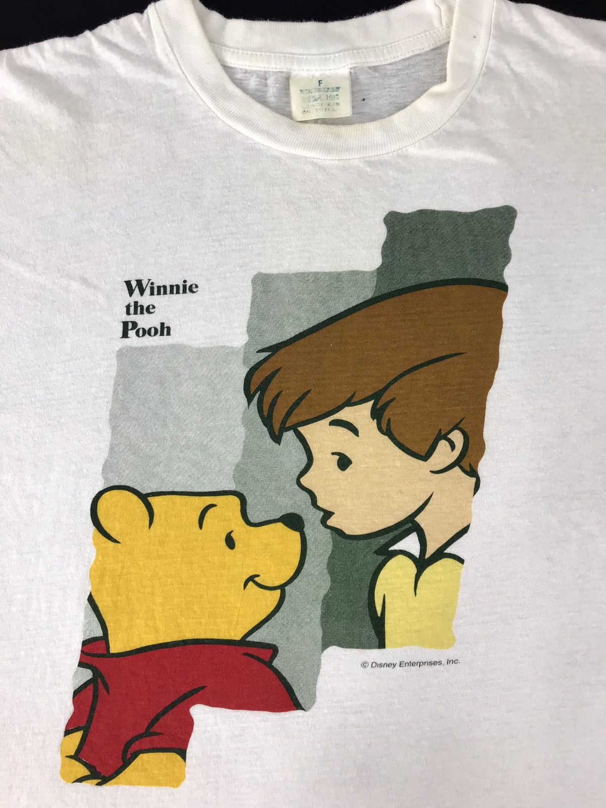 Vintage Vintage 90s Winnie The Pooh Cartoon Character Tee Size M / US 6-8 / IT 42-44 - 2 Thumbnail