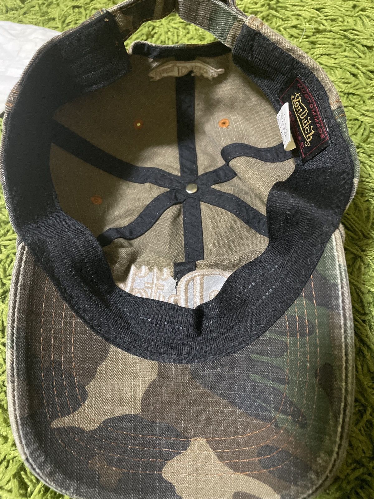 Vintage Von Dutch Distressed x Rare Camo Cap Hat Size ONE SIZE - 7 Thumbnail