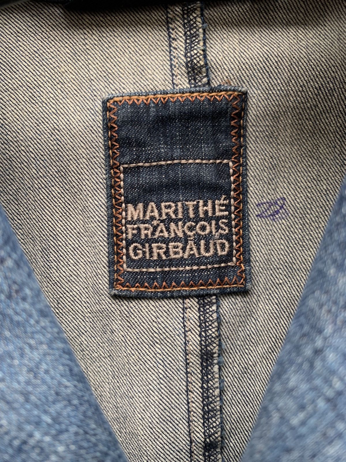 Marithe + Francois Girbaud Marithe Francois Girbaud Jeans Denim Jacket Size S / US 4 / IT 40 - 3 Thumbnail