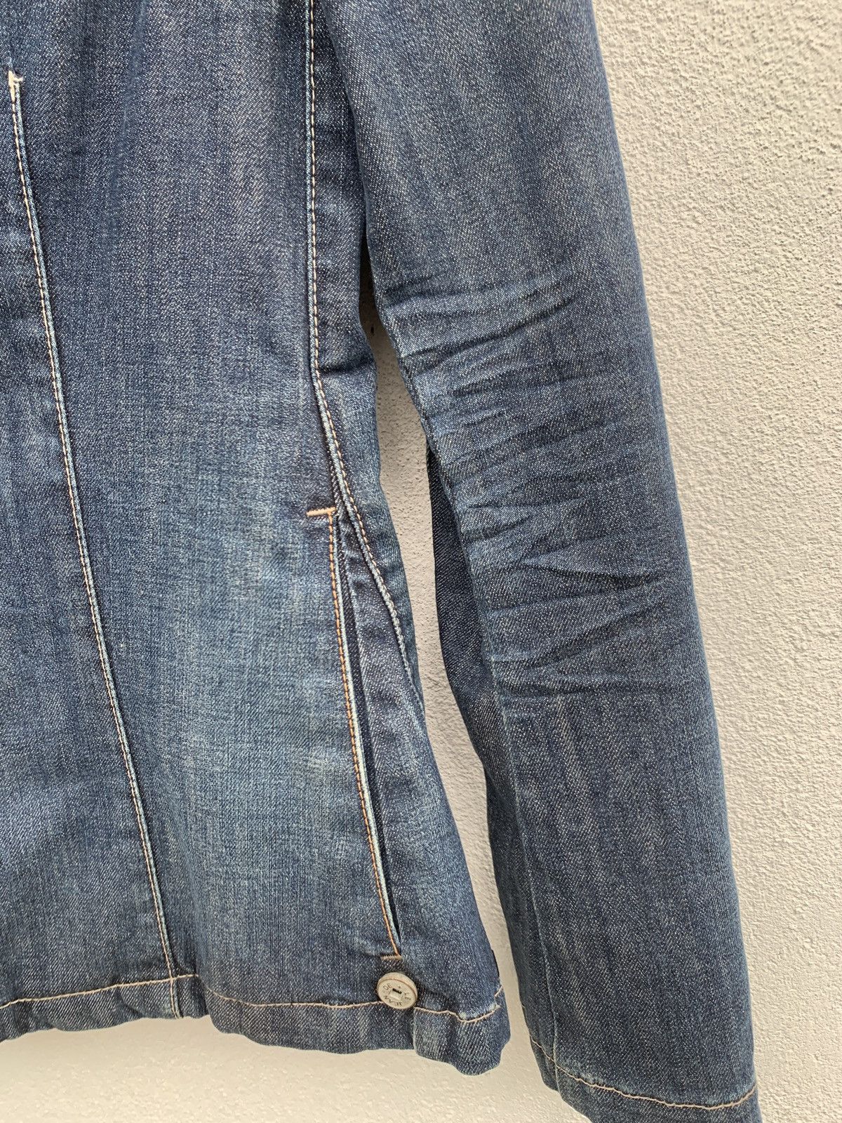 Marithe + Francois Girbaud Marithe Francois Girbaud Jeans Denim Jacket Size S / US 4 / IT 40 - 11 Thumbnail