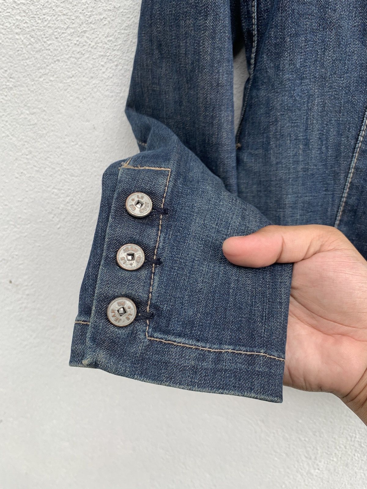 Marithe + Francois Girbaud Marithe Francois Girbaud Jeans Denim Jacket Size S / US 4 / IT 40 - 6 Thumbnail