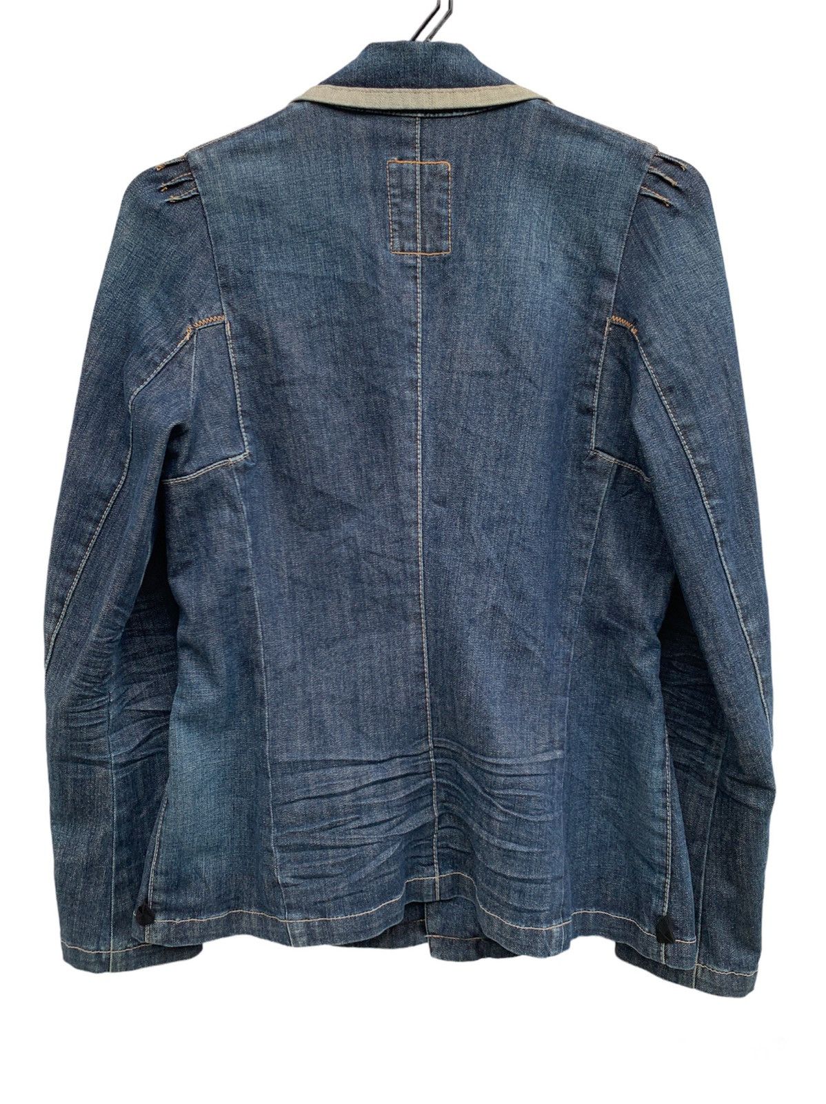 Marithe + Francois Girbaud Marithe Francois Girbaud Jeans Denim Jacket Size S / US 4 / IT 40 - 14 Thumbnail
