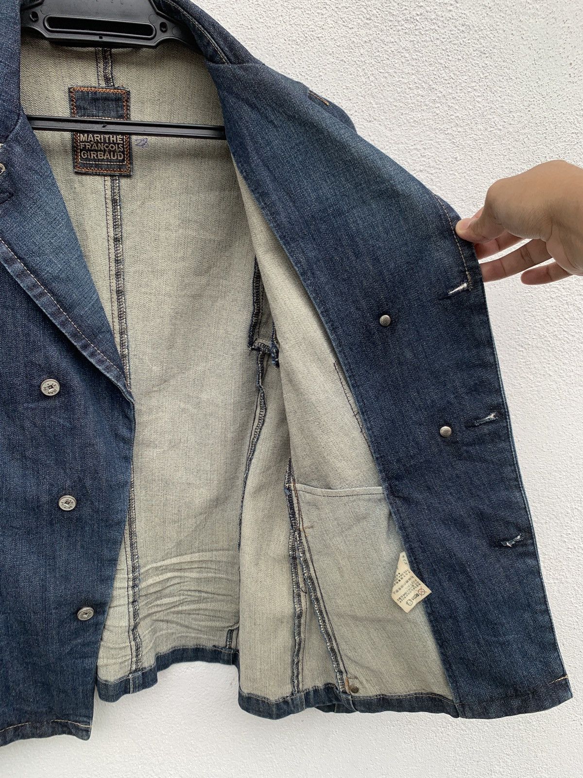 Marithe + Francois Girbaud Marithe Francois Girbaud Jeans Denim Jacket Size S / US 4 / IT 40 - 5 Thumbnail