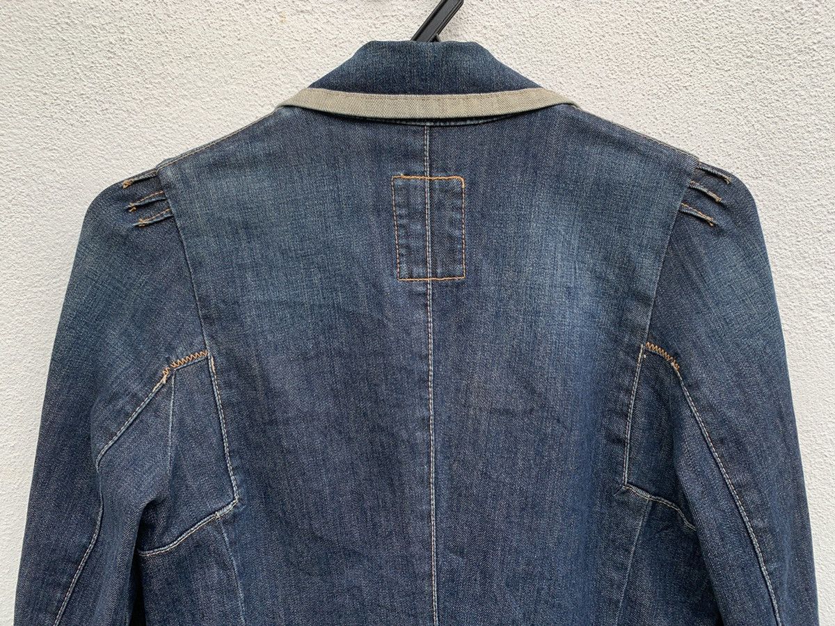 Marithe + Francois Girbaud Marithe Francois Girbaud Jeans Denim Jacket Size S / US 4 / IT 40 - 10 Thumbnail