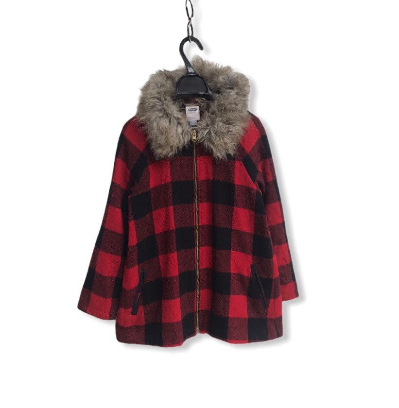 Old Navy × Vintage 🔥Old Navy Wool Check Jacket Size M / US 6-8 / IT 42-44 - 1 Thumbnail