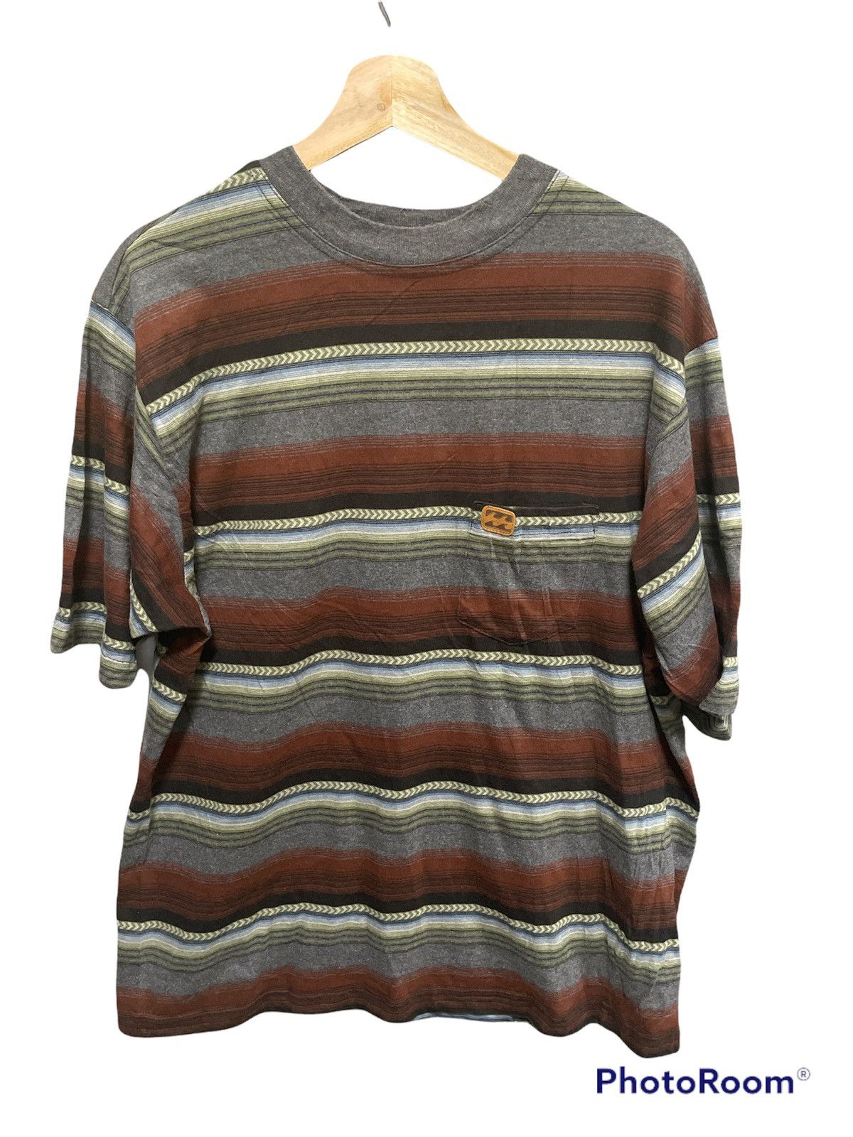Billabong Vintage Billabong Nice Pocket Tee Size US L / EU 52-54 / 3 - 1 Thumbnail