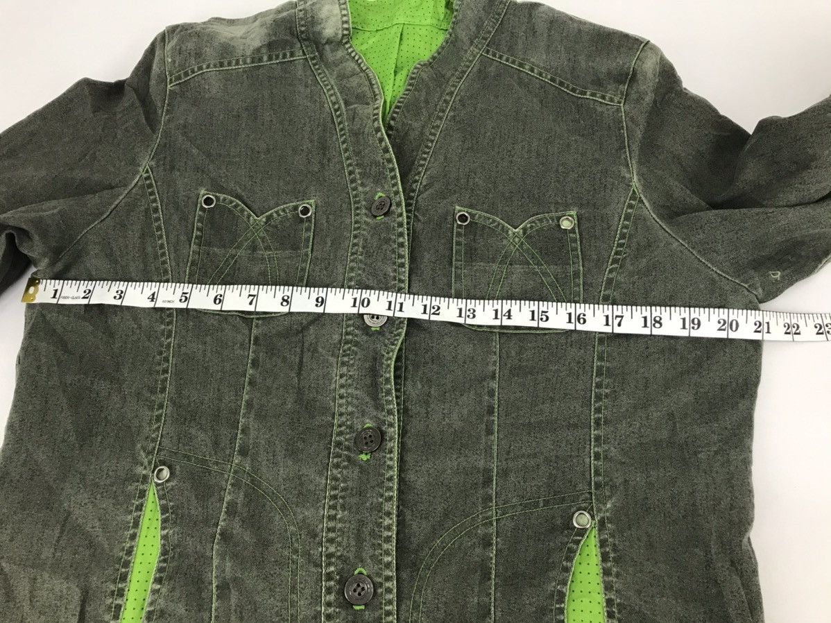Japanese Brand Denim Jacket Double Pocket Button Trucker Fits M/L Size M / US 6-8 / IT 42-44 - 4 Thumbnail