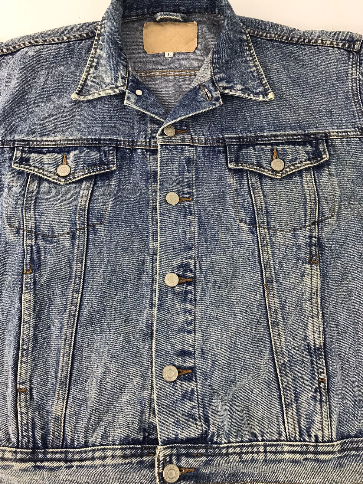 Grailed × Vintage Japanese Brand Denim Jacket Jean Trucker Western Wear Size US L / EU 52-54 / 3 - 4 Thumbnail