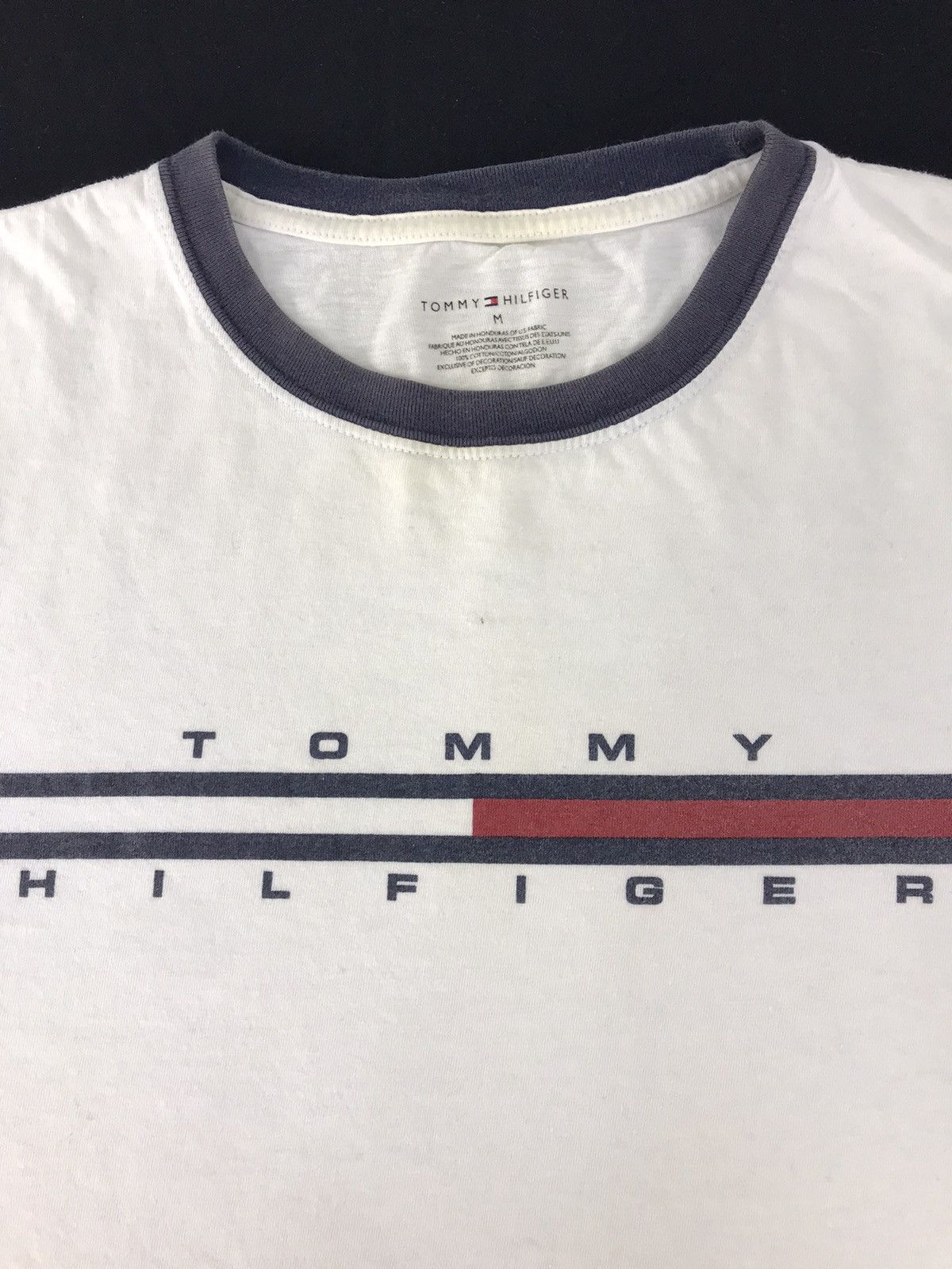 Designer × Tommy Hilfiger Vintage Tommy Hilfiger Striped Design T-shirt Printed Size US L / EU 52-54 / 3 - 3 Thumbnail