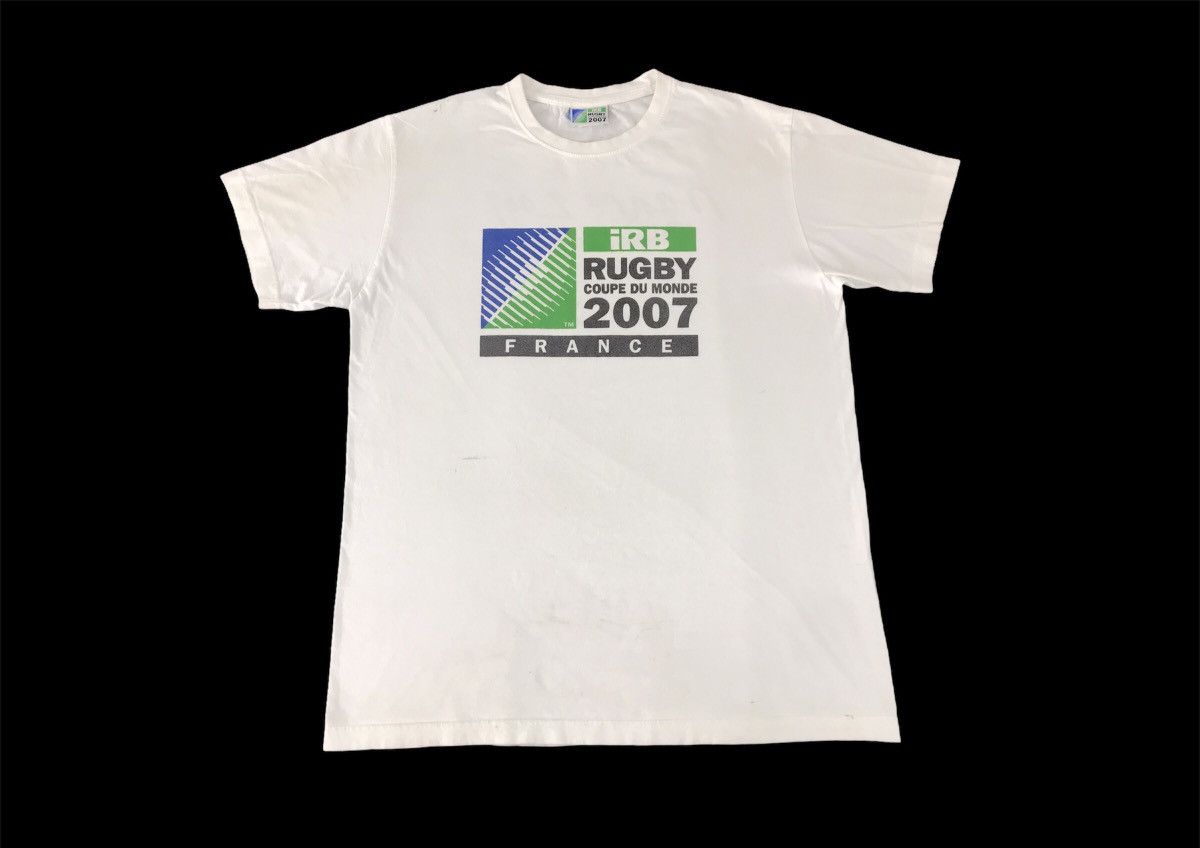 Designer × Vintage Vtg irb Rugby Coupe Du Monde 2007 France LogoTee T-Shirt Size US L / EU 52-54 / 3 - 1 Thumbnail