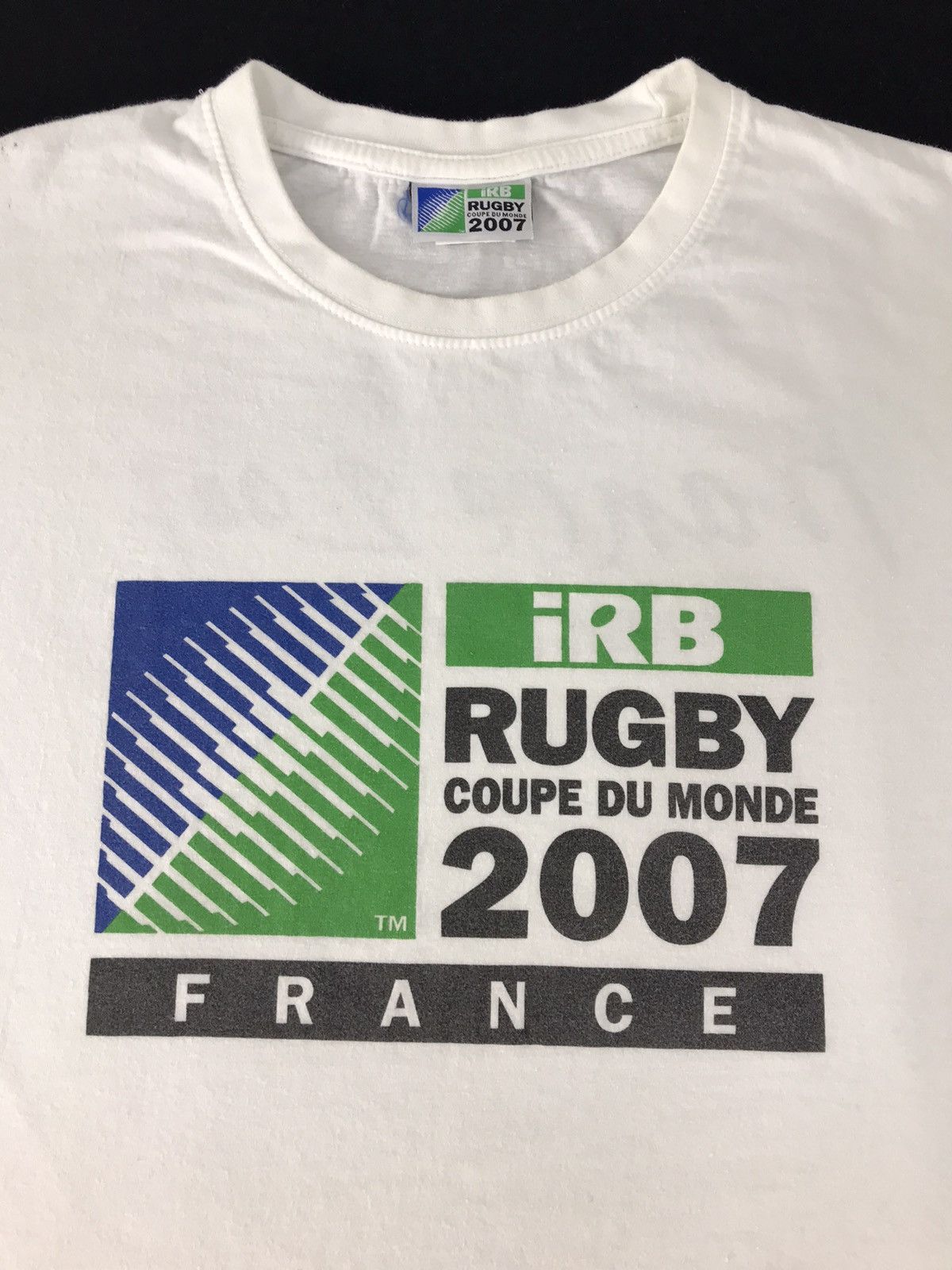 Designer × Vintage Vtg irb Rugby Coupe Du Monde 2007 France LogoTee T-Shirt Size US L / EU 52-54 / 3 - 3 Thumbnail