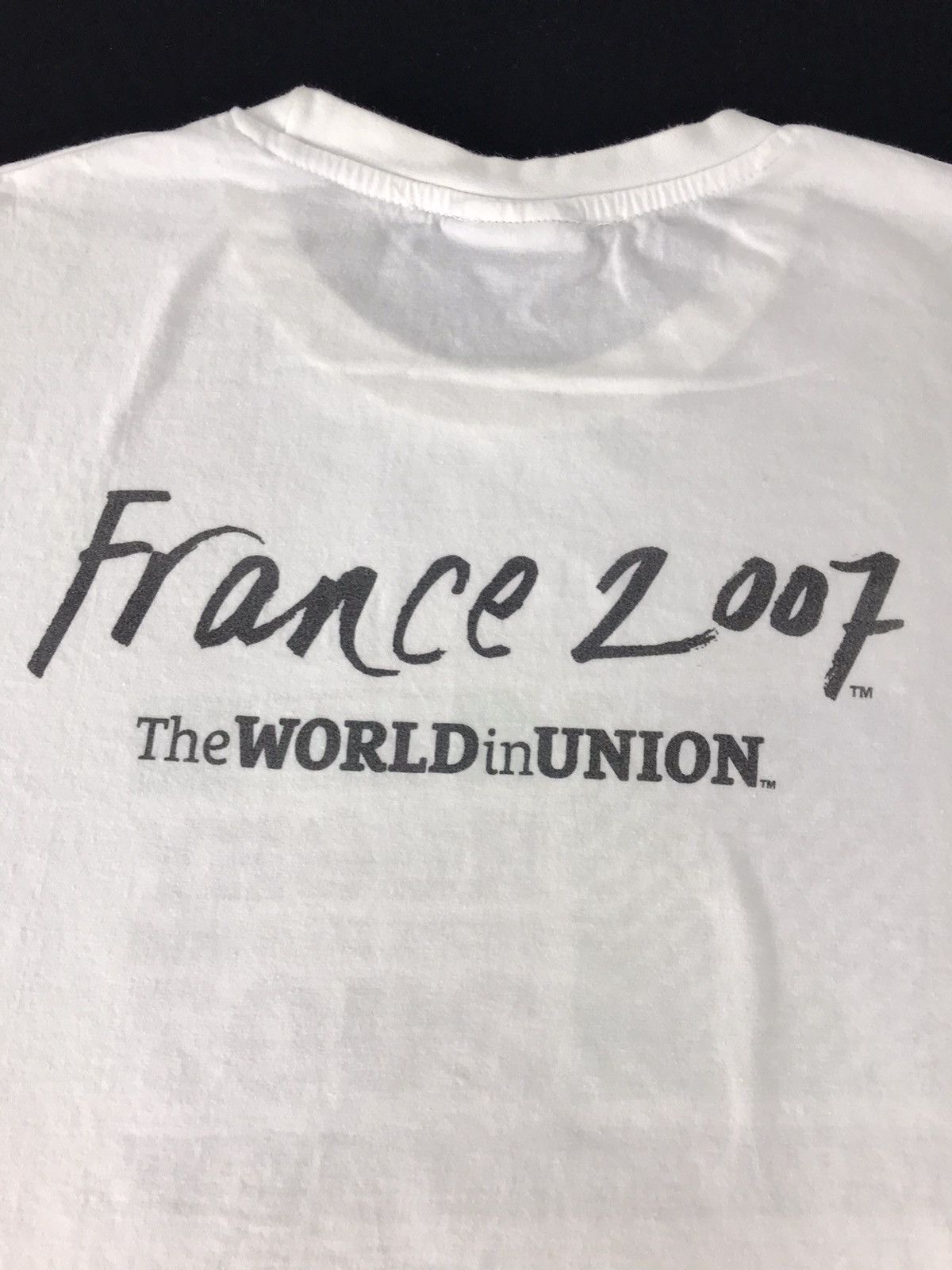 Designer × Vintage Vtg irb Rugby Coupe Du Monde 2007 France LogoTee T-Shirt Size US L / EU 52-54 / 3 - 4 Thumbnail