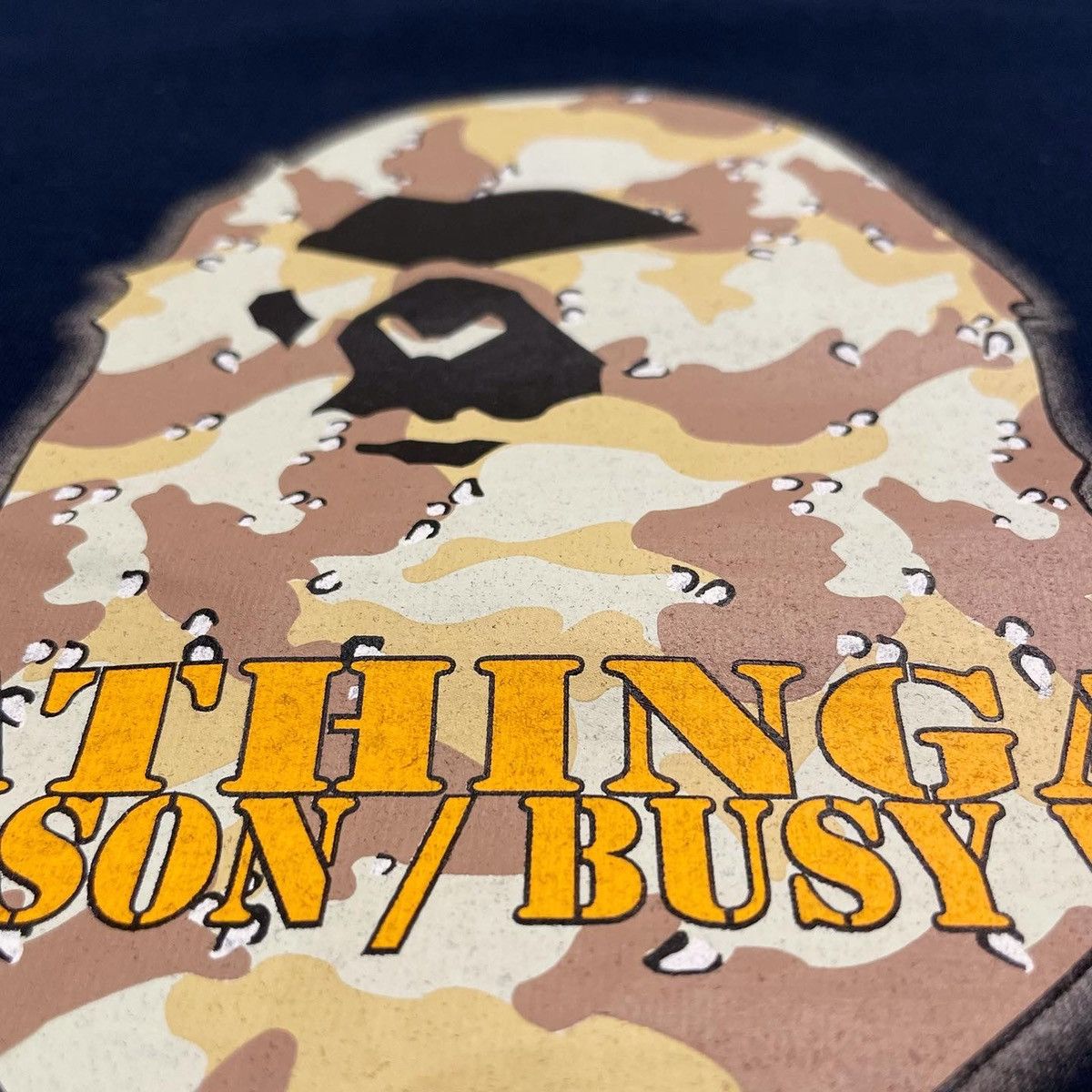 Bape BUSY WORKS ALL SEASON APE HEAD TEE Size US M / EU 48-50 / 2 - 3 Thumbnail