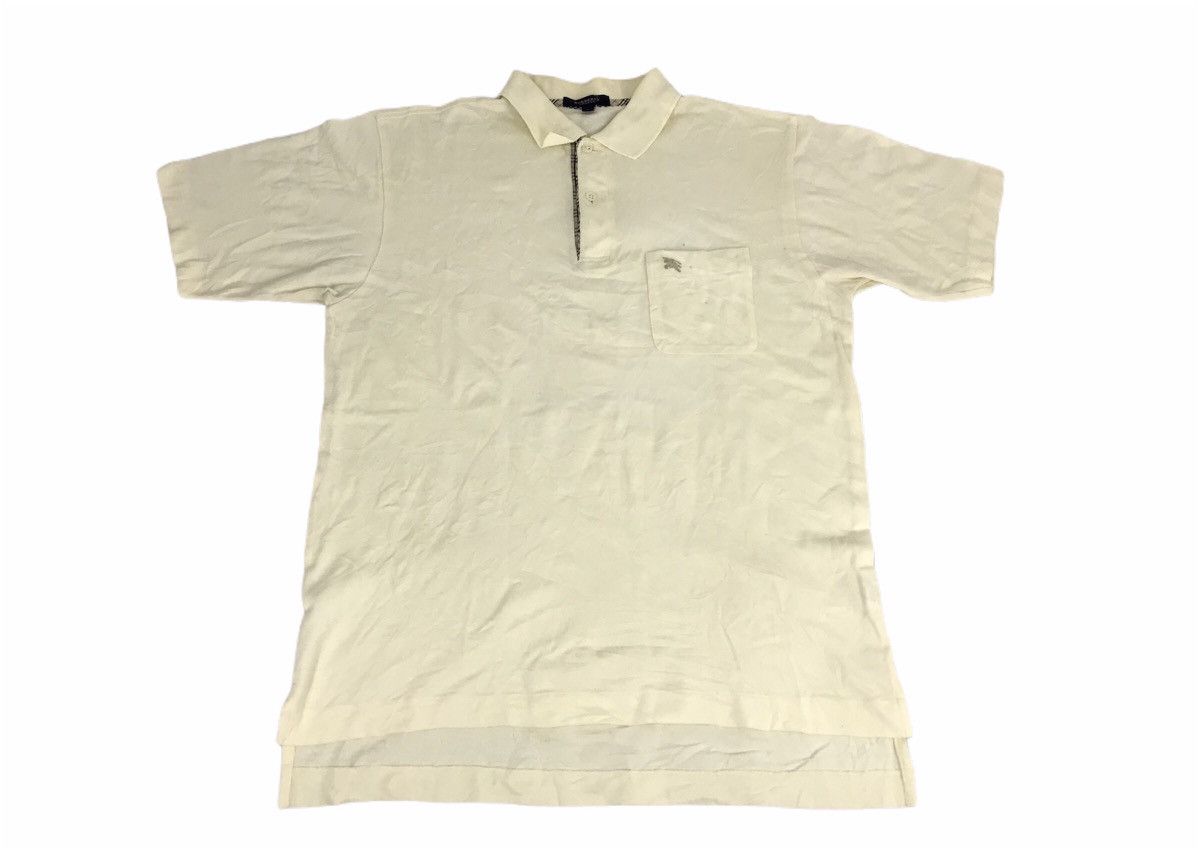 Burberry × Designer Vintage Burberry London Polo Tee Single Pocket Size US L / EU 52-54 / 3 - 1 Thumbnail
